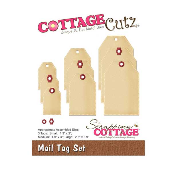 CottageCutz Mail Tag Set Die Set