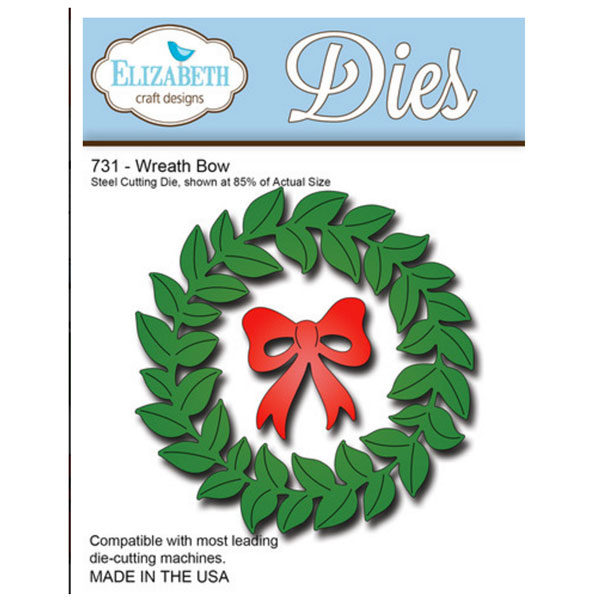 Elizabeth Craft Designs Wreath Bow Die Set