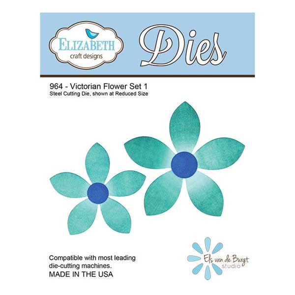 Elizabeth Craft Designs Victorian Flower Set 1 Dies