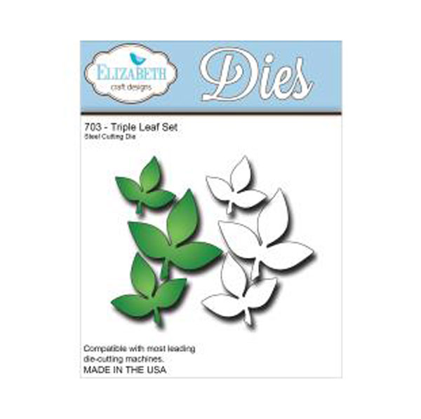 Elizabeth Craft Designs Triple Leaf Die Set