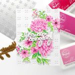 Pinkfresh Studio Floral Grid Coverplate Die