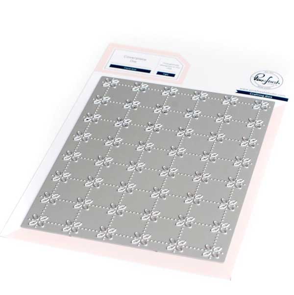 Pinkfresh Studio Floral Grid Coverplate Die