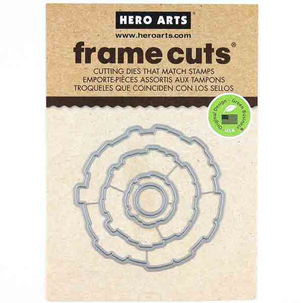 Hero Arts Graphic Flowers Frame Cuts