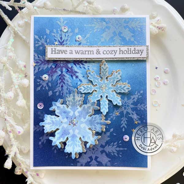 Hero Arts Color Layering Snowflake Frame Cuts