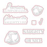 Honey Bee Stamps Naughty List Vintage Gift Card Box Add-on Honey Cuts