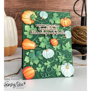 Honey Bee Stamps Blessings of Fall Dies class=