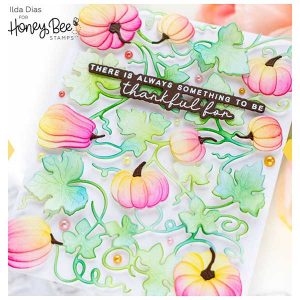 Honey Bee Stamps Bold Background: Pumpkin Patch Dies class=