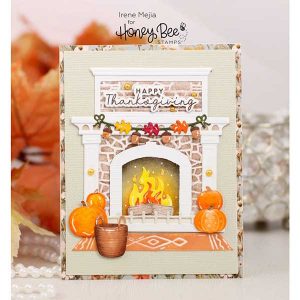 Honey Bee Stamps Lovely Layers: Fireplace Dies class=