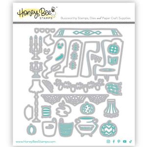 Honey Bee Stamps Lovely Layers: Fireplace Falloween Add-On Dies