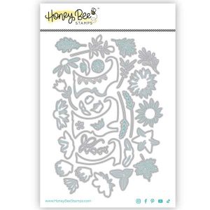 Honey Bee Stamps Lovely Layers: Mini Fall Florals Dies