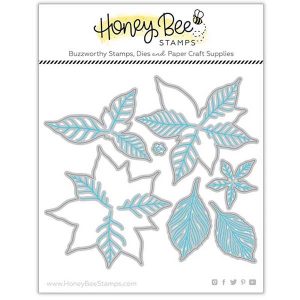 Honey Bee Stamps Lovely Layers: Poinsettia Dies