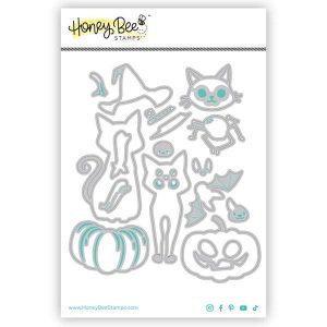 Honey Bee Stamps Lovely Layers: Scaredy Cat Dies