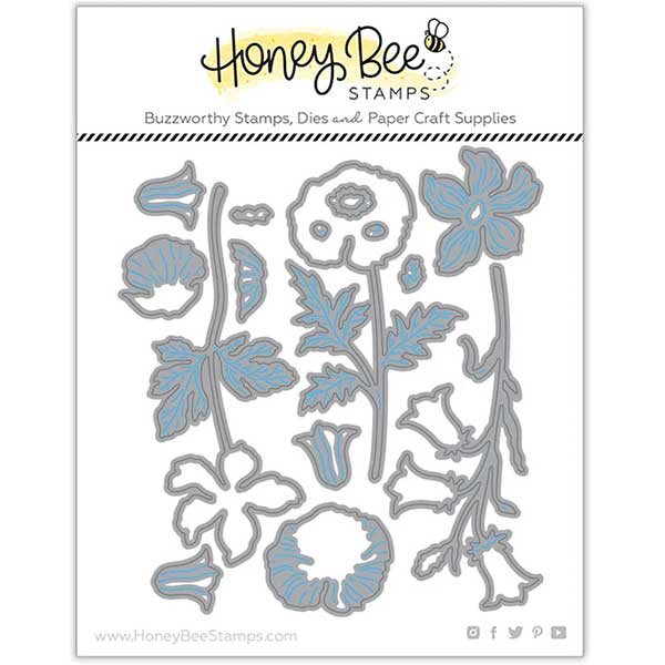 Honey Bee Stamps Lovely Layers: Wildflowers