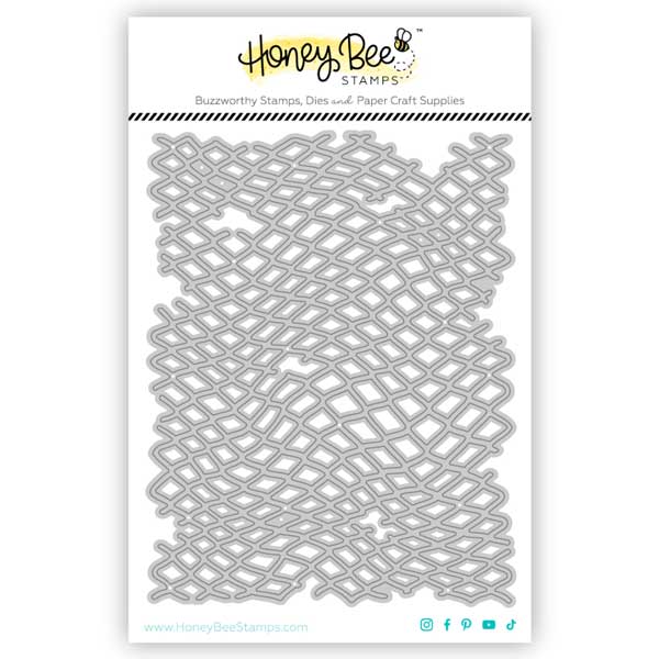 Honey Bee Stamps Netting A2 Cover Plate Honey Cut