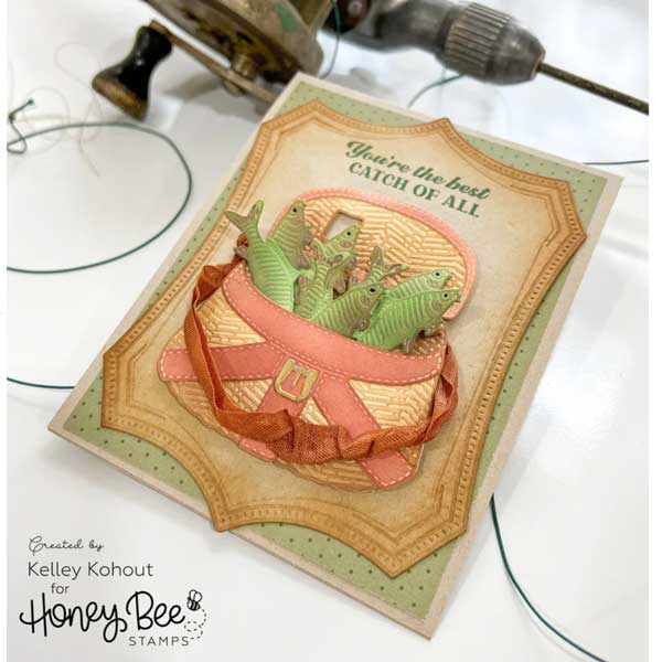 Honey Bee Stamps Shield Layering Frames Honey Cuts