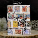 Honey Bee Stamps Time To Go Postcard Honey Cuts