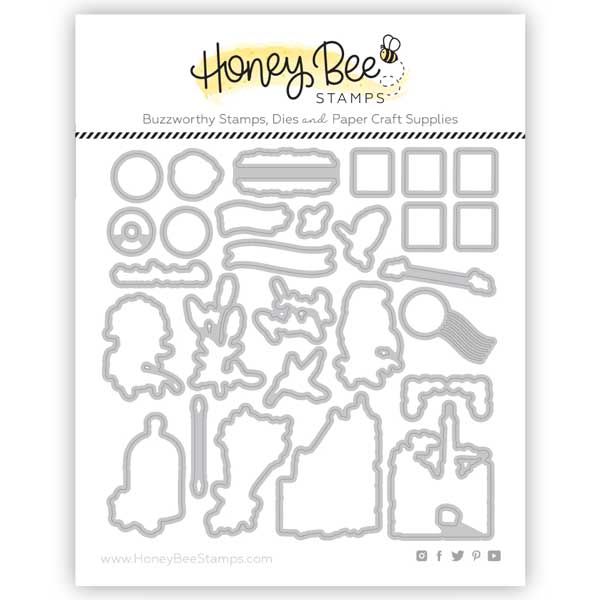 Honey Bee Stamps Postmarked Honey Cuts