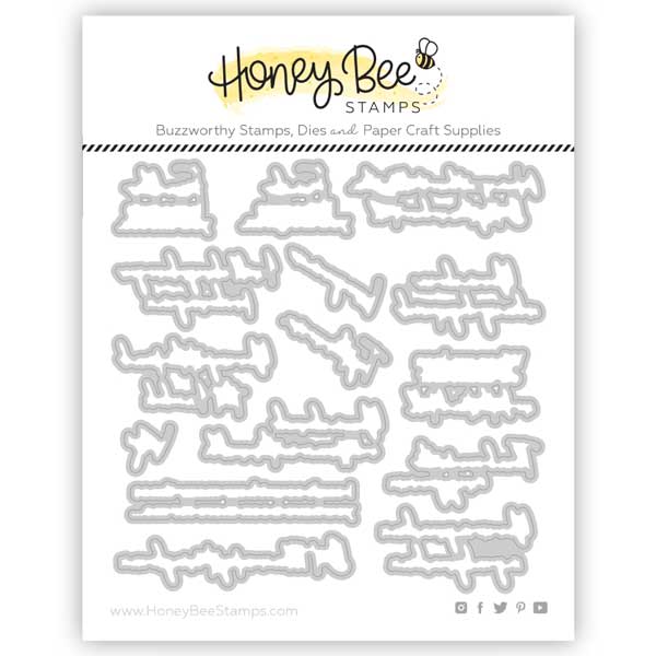 Honey Bee Stamps Lean on Each Other Honey Cuts