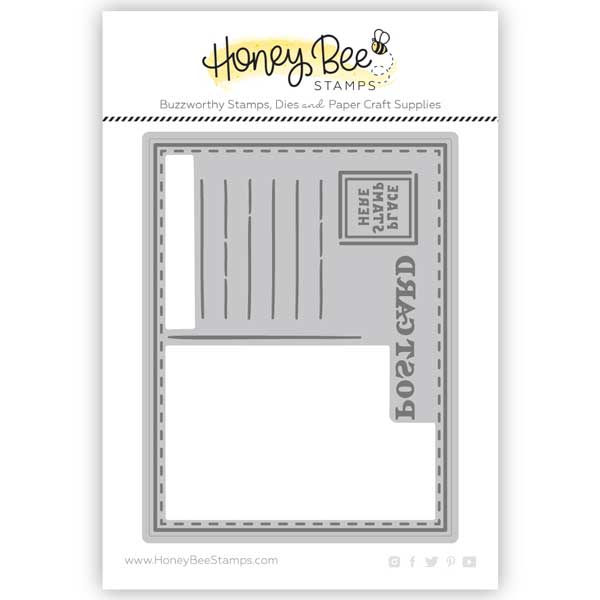 Honey Bee Stamps Mini Postcard Honey Cuts