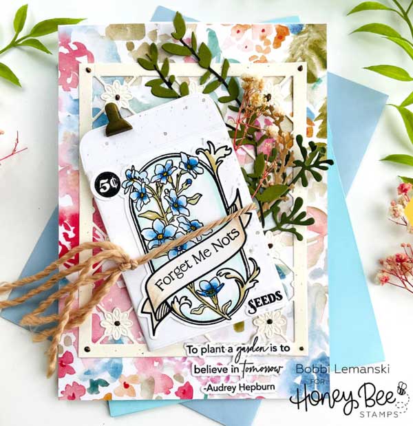 Honey Bee Stamps Lovely Layers: Spring Greenery Honey Cuts