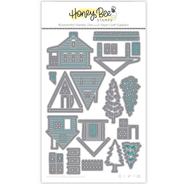 Honey Bee Stamps Summer Cabins Honey Cuts