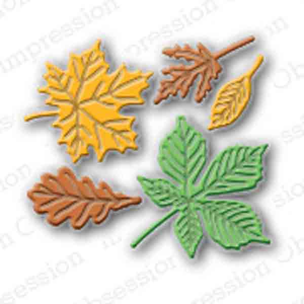 Impression Obsession Small Leaf Die Set