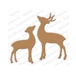 Impression Obsession Deer & Doe Die Set