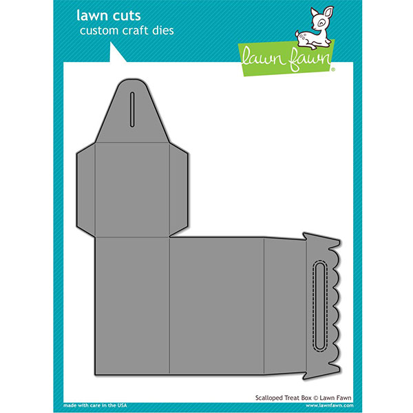 Lawn Fawn Scalloped Treat Box Lawn Cuts