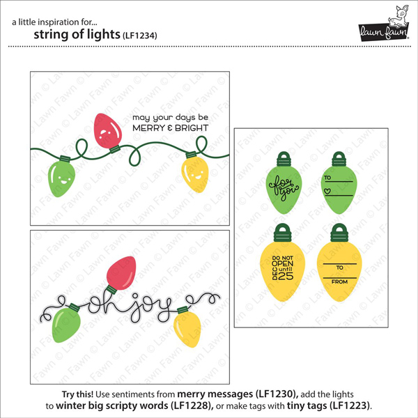 Lawn Fawn String of Lights Lawn Cuts