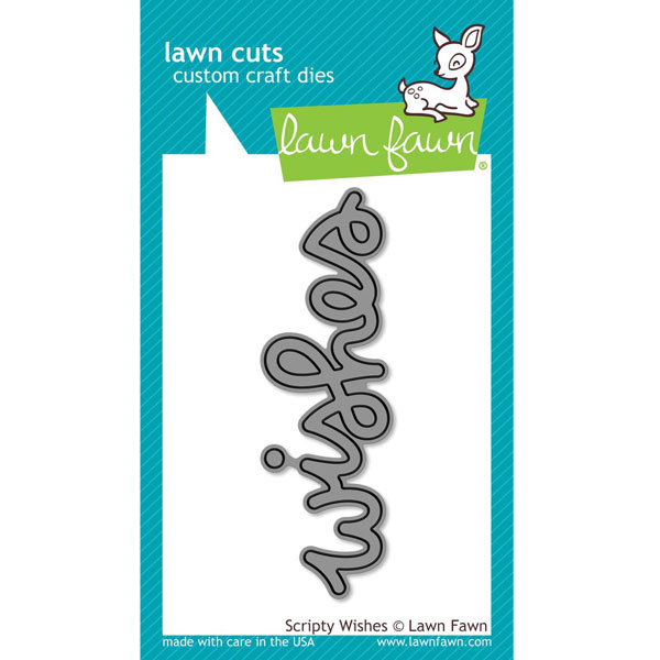 Lawn Fawn Scripty Wishes Lawn Cuts