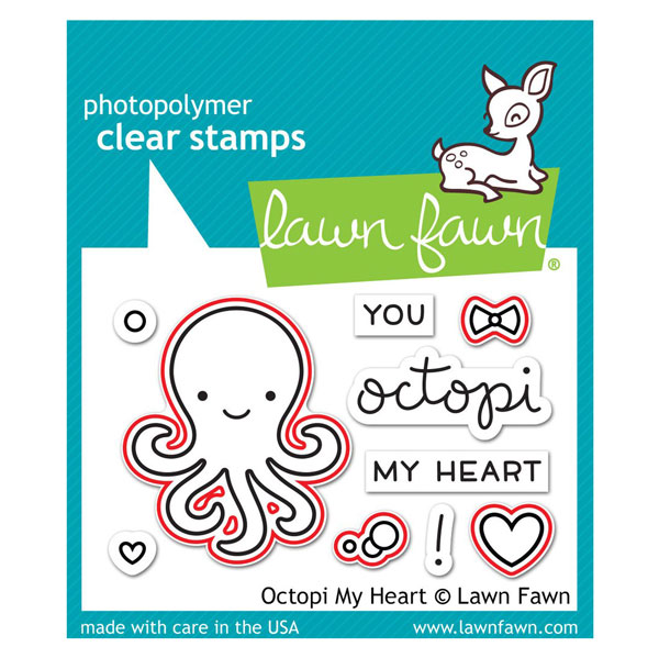 Lawn Fawn Octopi My Heart Lawn Cuts