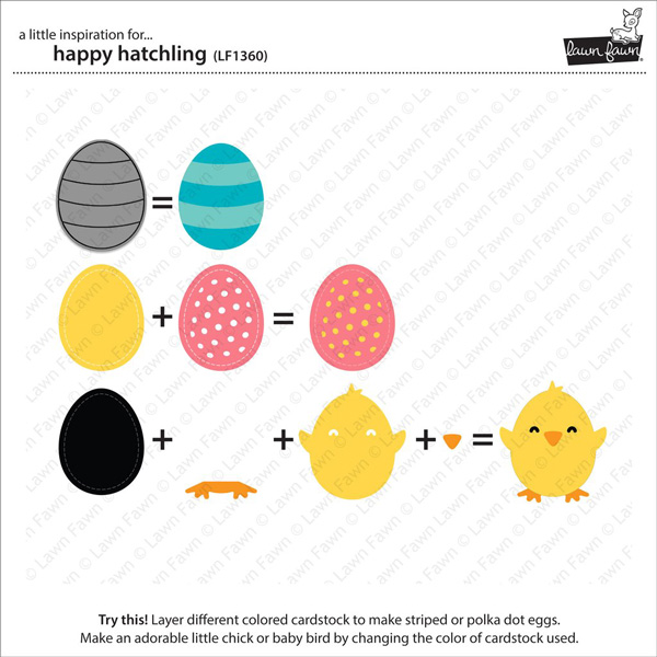 Lawn Fawn Happy Hatchling Lawn Cuts