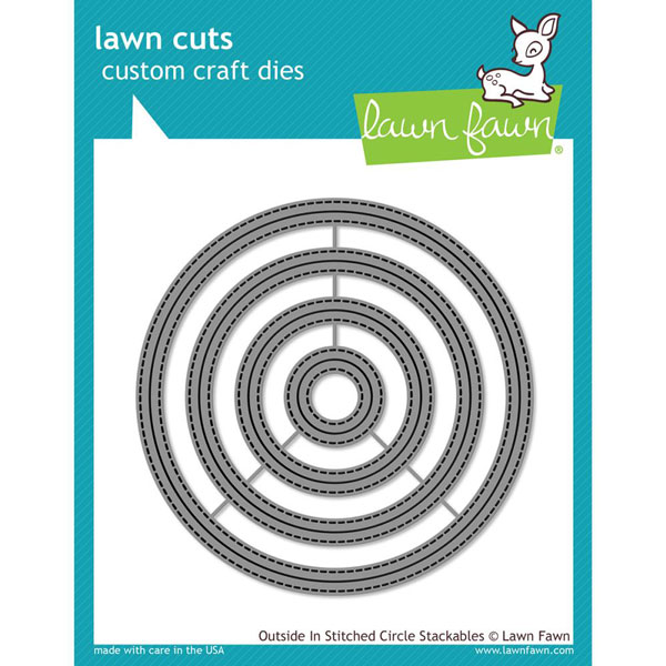 Lawn Fawn Outside In Stitched Circle Stackables Lawn Cuts