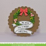 Lawn Fawn Large Wreath Lawn Cut