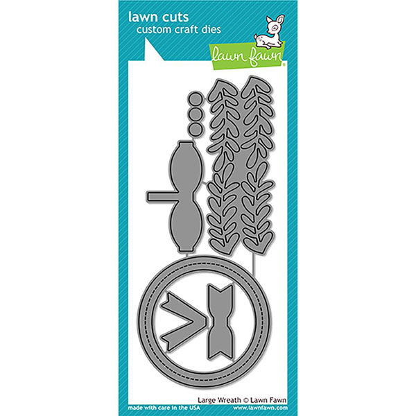 Lawn Fawn Large Wreath Lawn Cuts