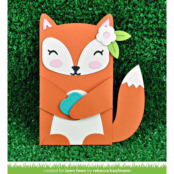 Lawn Fawn Stitched Gift Card Pocket Lawn Cuts