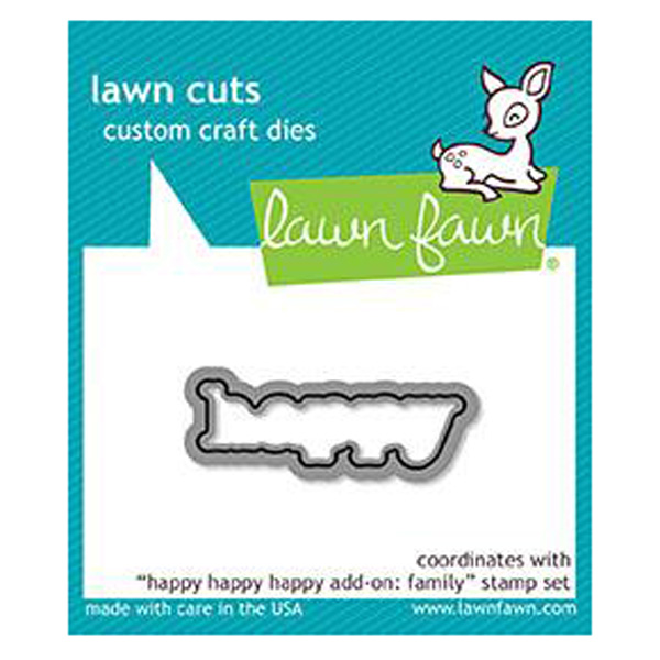 Lawn Fawn Happy Happy Happy Add-on: Family Lawn Cuts