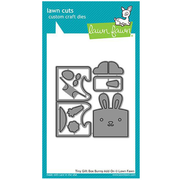 Lawn Fawn Tiny Gift Box Bunny Add-On Lawn Cuts