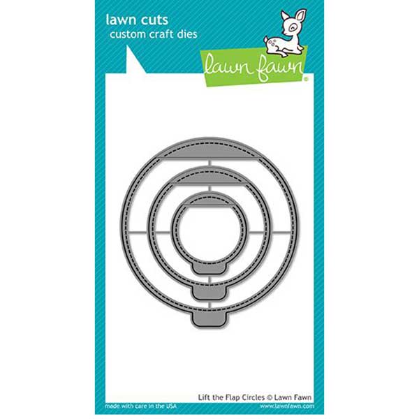 Lawn Fawn Lift the Flap Circles Lawn Cuts