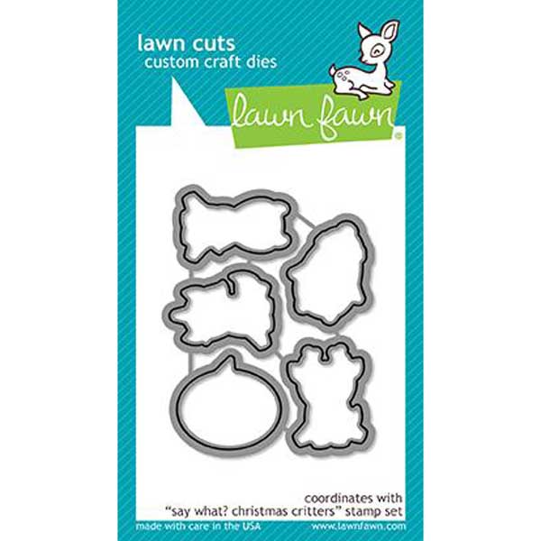 Lawn Fawn Say What? Christmas Critters Lawn Cuts