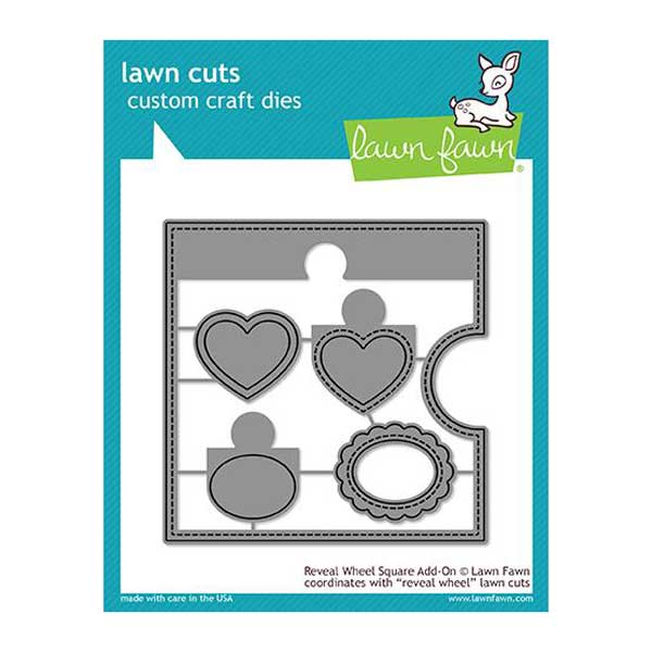 Lawn Fawn Reveal Wheel Square Add-On Lawn Cuts