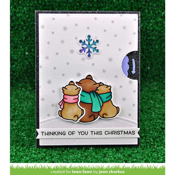 Lawn Fawn Reveal Wheel Snowflake Add-on Lawn Cuts