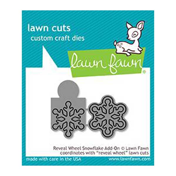 Lawn Fawn Reveal Wheel Snowflake Add-on Lawn Cuts