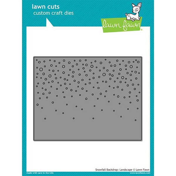 Lawn Fawn Snowfall Backdrop Landscape Lawn Cuts