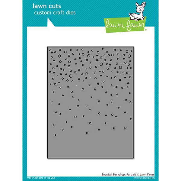 Lawn Fawn Snowfall Backdrop Portrait Lawn Cuts