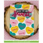 Lawn Fawn Candy Hearts Lawn Cuts