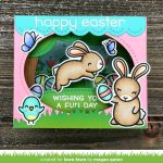 Lawn Fawn Shadow Box Card Spring Add-On Lawn Cuts