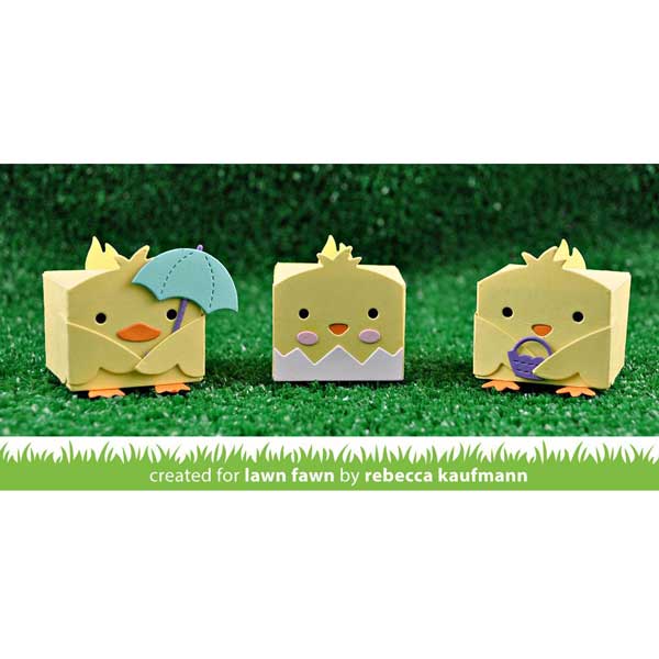 Lawn Fawn Tiny Gift Box Chick and Duck Add-On Lawn Cuts