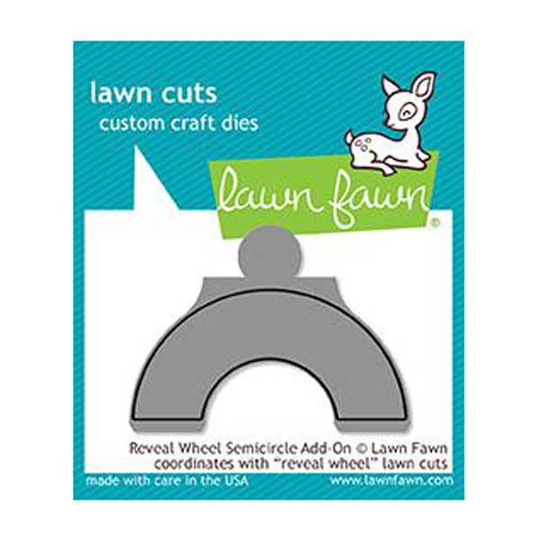 Lawn Fawn Reveal Wheel Semicircle Add-On Lawn Cuts