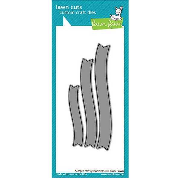 Lawn Fawn Simple Wavy Banners Lawn Cuts